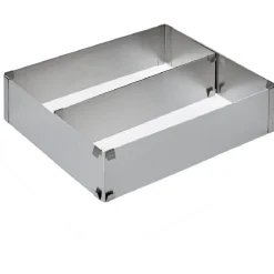 Gifi Préparation Culinaire^Rectangle à pâtisserie extensible inox