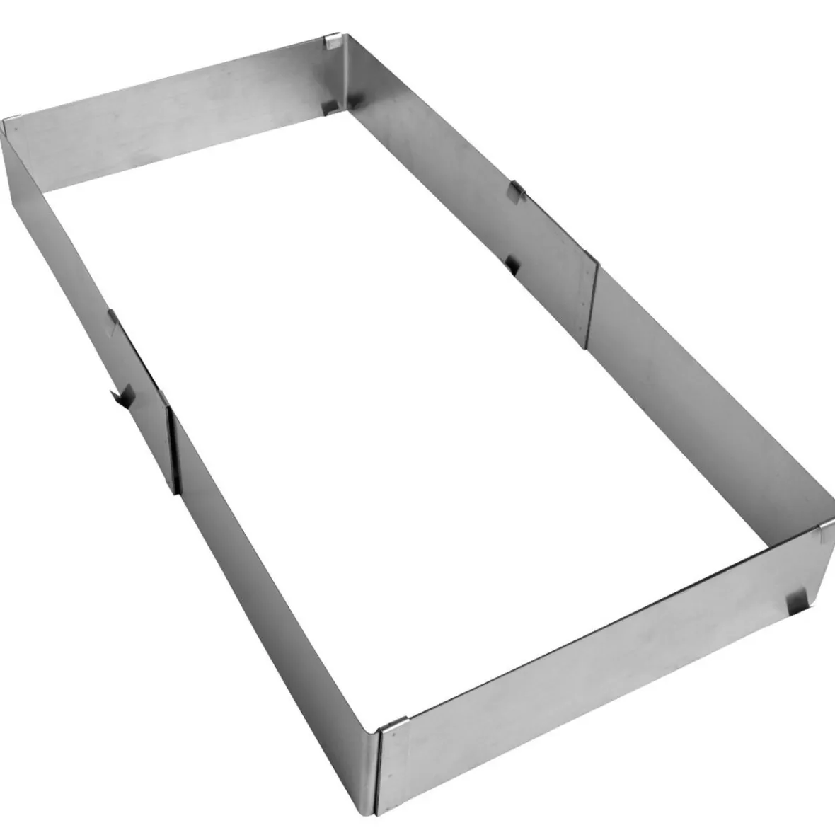 Gifi Préparation Culinaire^Rectangle à pâtisserie extensible inox