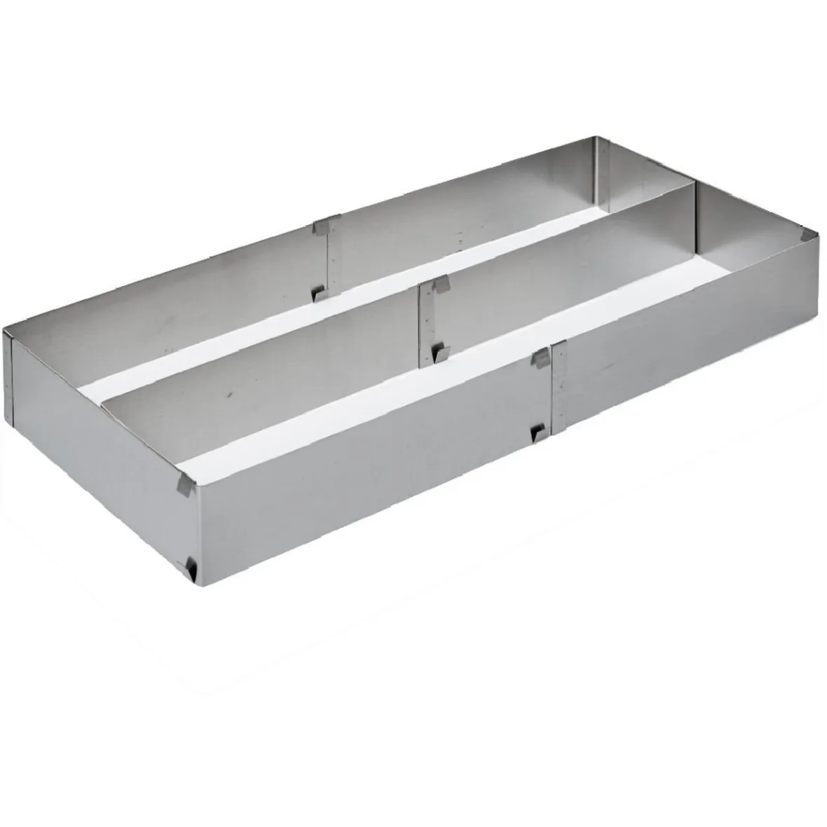 Gifi Préparation Culinaire^Rectangle à pâtisserie extensible inox