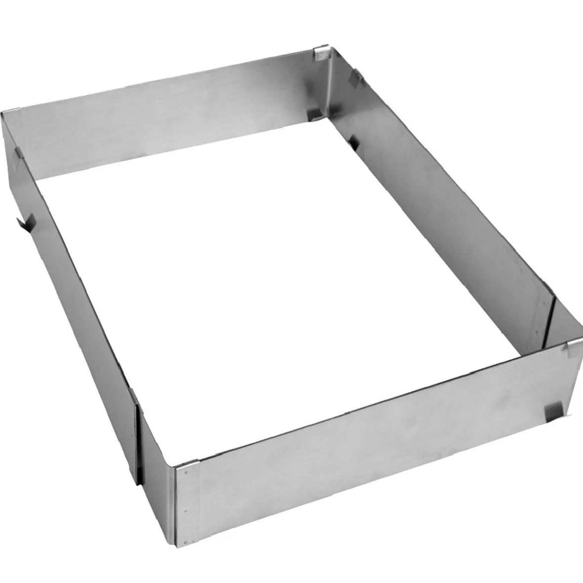 Gifi Préparation Culinaire^Rectangle à pâtisserie extensible inox