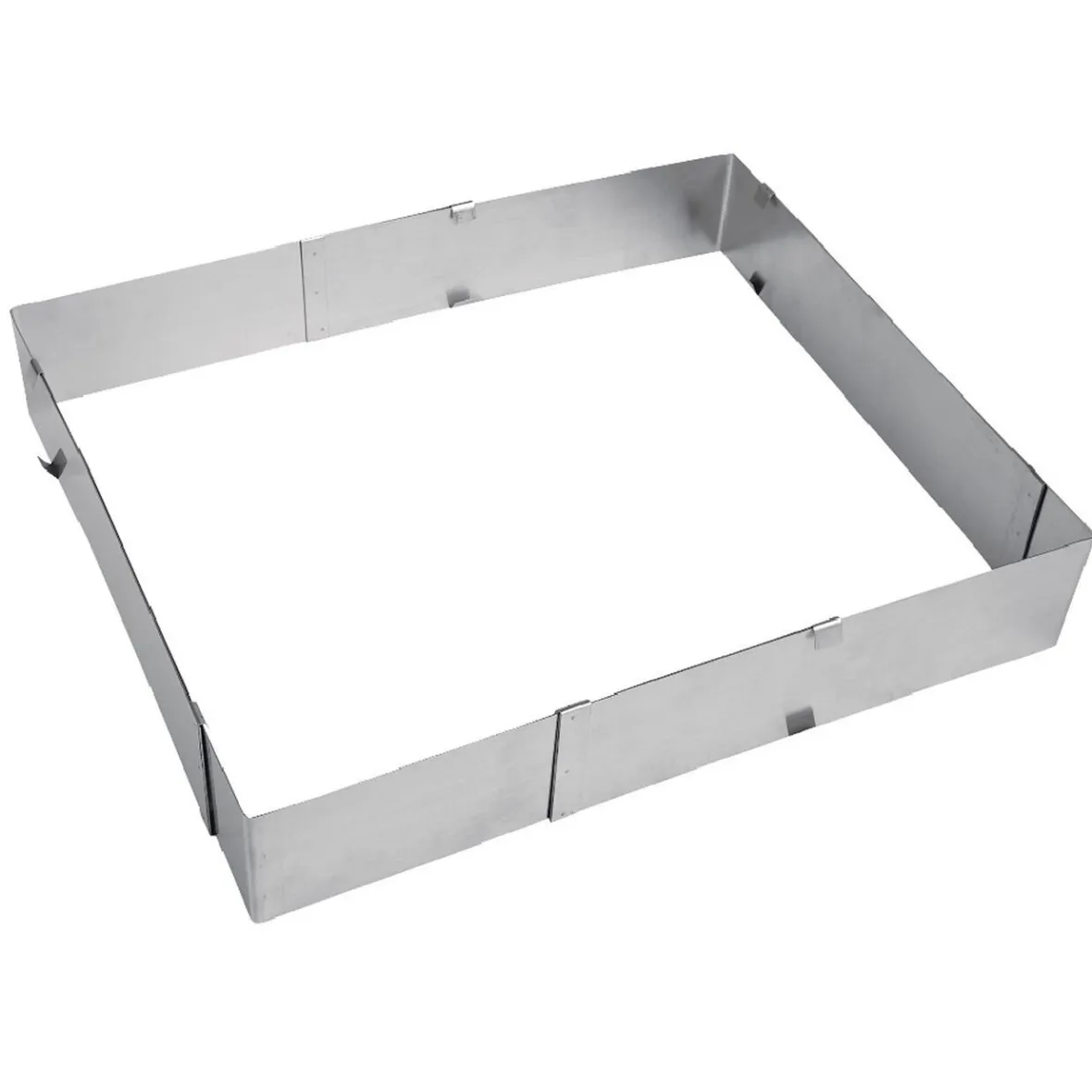 Gifi Préparation Culinaire^Rectangle à pâtisserie extensible inox