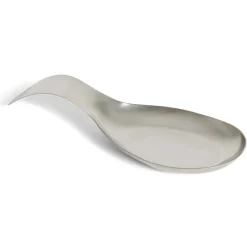 Gifi Préparation Culinaire^Repose cuillère inox gris 19x8x1,5cm