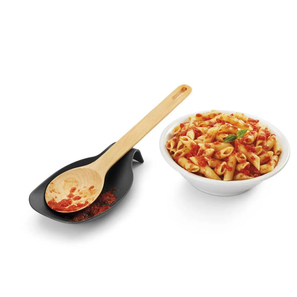 Gifi Préparation Culinaire^Repose ustensile Metaltex gris foncé
