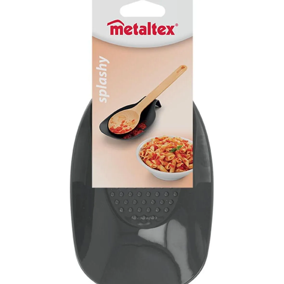 Gifi Préparation Culinaire^Repose ustensile Metaltex gris foncé