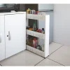 Gifi Rangement De Cuisine^Resserre de cuisine blanc 3 niveaux