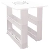 Gifi Rangement De Cuisine^Resserre 2en1 avec fonction table blanc