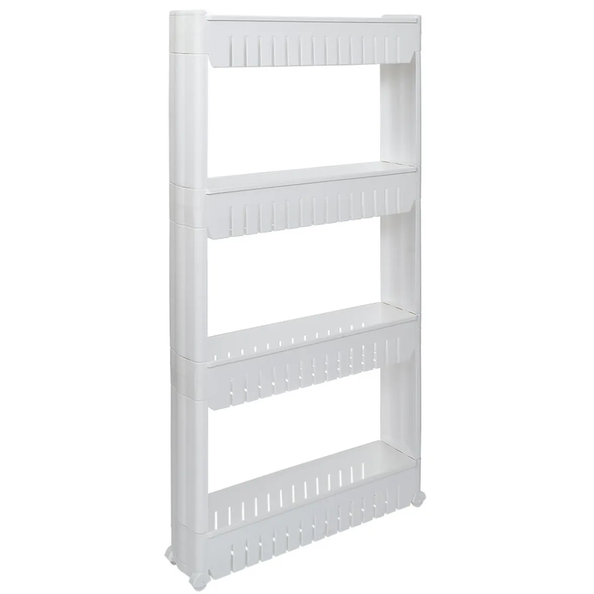 Gifi Rangement De Cuisine^Resserre légume 4 niveaux blanc 54x12,2xH101 cm