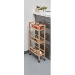 Gifi Rangement De Cuisine^Resserre légumes à roulettes