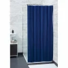 Rideau de douche bleu uni^Gifi Outlet