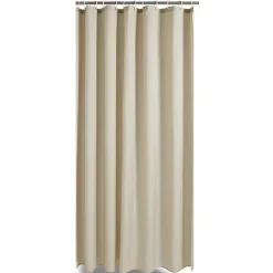 Rideau de douche effet lin 180x200cm polyester beige^Gifi New