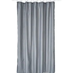 Rideau de douche gris clair sans anneaux^Gifi New