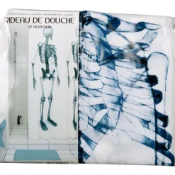Rideau de douche squelette^Gifi