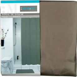Rideau de douche taupe^Gifi Discount