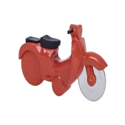 Gifi Préparation Culinaire^Roulette à pizza forme scooter rouge ou bleu