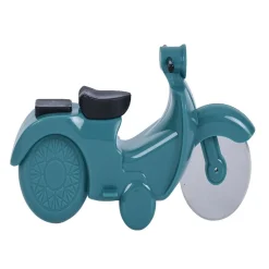 Gifi Préparation Culinaire^Roulette à pizza forme scooter rouge ou bleu