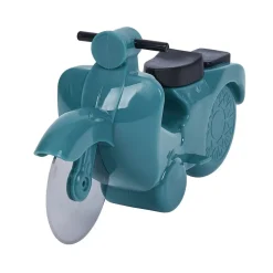 Gifi Préparation Culinaire^Roulette à pizza forme scooter rouge ou bleu