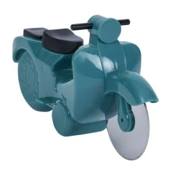 Gifi Préparation Culinaire^Roulette à pizza forme scooter rouge ou bleu