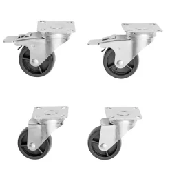 Roulette pivotante à fixer x4^Gifi