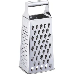 Gifi Préparation Culinaire^Râpe 4 faces inox argenté
