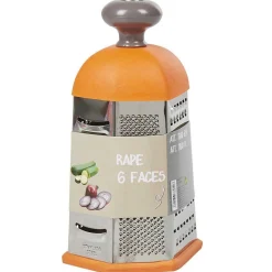 Gifi Préparation Culinaire^Râpe 6 faces orange