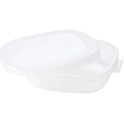 Gifi Préparation Culinaire^Râpe avec récipient en inox et plastique bleu