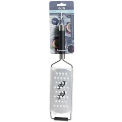 Gifi Préparation Culinaire^Râpe en inox manche inox avec manche en plastique L.32cm