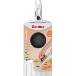 Gifi Préparation Culinaire^Râpe multiusage Metaltex mandoline 6 épaisseurs de coupe