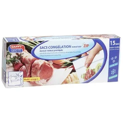Gifi Conservation Alimentaire^Sac congélation à fermeture pression moyen modèle x15