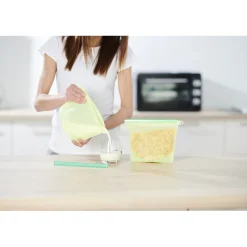 Gifi Conservation Alimentaire^Sac de conservation alimentaire silicone réutilisable 1L x2