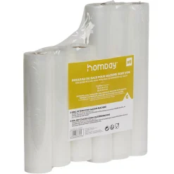 Gifi Conservation Alimentaire^Sac Homday pour machine sous vide 6 rouleaux