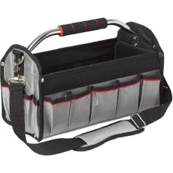 Sacoche boîte à outils noire rouge grise^Gifi Sale