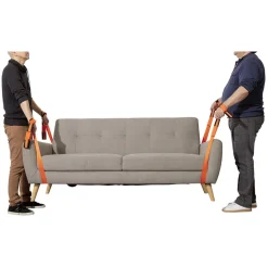 Sangle de déménagement et levée orange et noir^Gifi Outlet