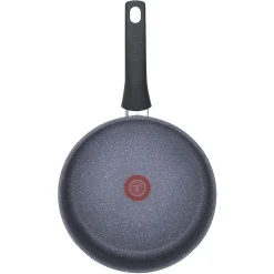 Gifi Cuisson^Sauteuse Tefal aluminium effet pierre avec couvercle Ø24cm