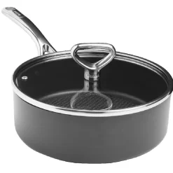Gifi Cuisson^Sauteuse Téfal Reserve Collection tous feux couvercle verre