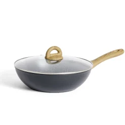 Gifi Cuisson^Sauteuse tous feux dont induction avec couvercle Ø28cm