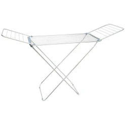 Sale Séchoir à linge horizontal étendoir avec rabats aluminium noir Entretien Du Linge