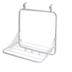Sale Séchoir de porte 51x41xH51cm fer blanc Entretien Du Linge