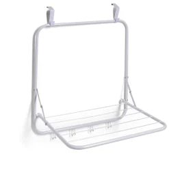 Sale Séchoir de porte 51x41xH51cm fer blanc Entretien Du Linge