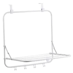 Sale Séchoir de porte 51x41xH51cm fer blanc Entretien Du Linge
