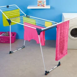 New Séchoir étendoir à linge 20m Entretien Du Linge