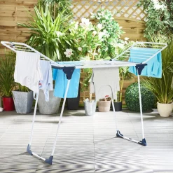 New Séchoir étendoir à linge 20m Entretien Du Linge