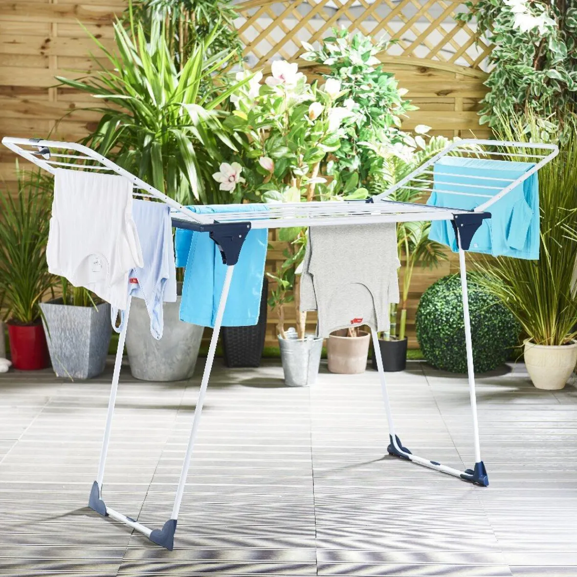 New Séchoir étendoir à linge 20m Entretien Du Linge
