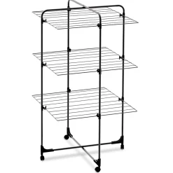 Outlet Séchoir tour 3 niveaux 30m d'étendage 70x66,5xH122cm Entretien Du Linge