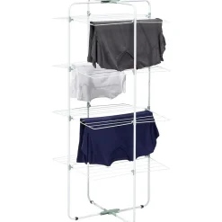 Sale Séchoir tour sur roulettes étendoir à linge 4 niveaux Entretien Du Linge