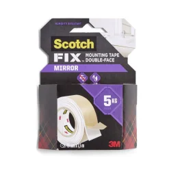 Scotch adhésif double face Miroir et Salle de bain charge 5kg 19mm 1,5m^Gifi Outlet