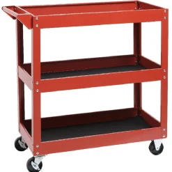 Servante d'atelier chariot 3 niveaux rouge^Gifi Clearance