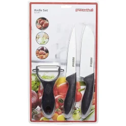 Gifi Préparation Culinaire^Set 2 couteaux et éplucheur lame céramique
