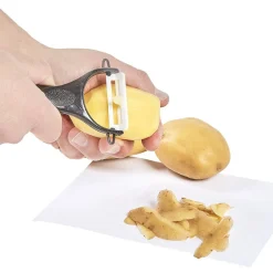 Gifi Préparation Culinaire^Set 2 couteaux et éplucheur lame céramique