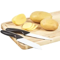 Gifi Préparation Culinaire^Set 2 couteaux et éplucheur lame céramique