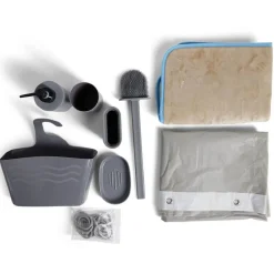 Set aménagement salle de bain 8 pièces^Gifi Discount